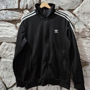 Adidas Jacket  Black Full Zip Up Track Jacket Sweater Men's Size Large